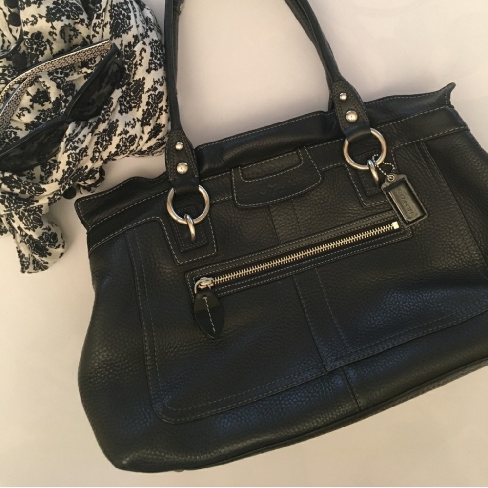 Coach Penelope Pebble Leather Satchel